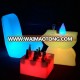 LED light furniture set night shop dedicated modern bar led sofa