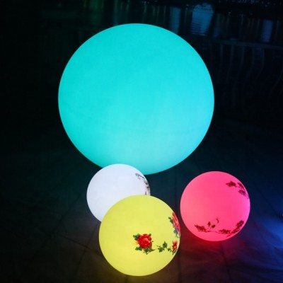 40cm Rechargeable LED RGB waterproof orb/ led christmas decoration ball with CE and ROHS approved