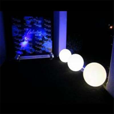 Rechargeable plastic RGB led ball lighting with CE,ROHS approved