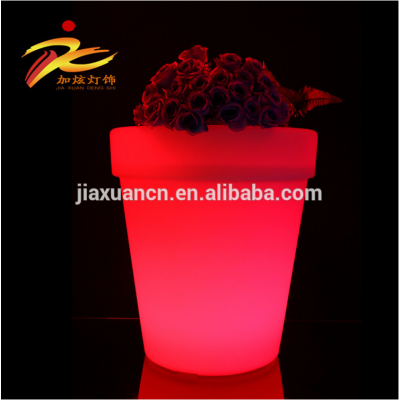 RGB color led flower pot/modern led furniture lighting/Outdoor led pot lights