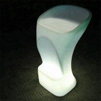 50*48*90cm Illuminated comfortable led bar chair/ Light up Cocktail Chair/illuminated Led Bar Chair