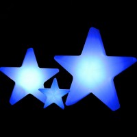 RGB color changing led Christmas decoration / led star / led lighting