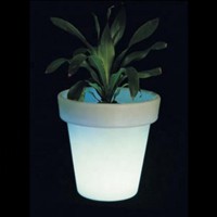 Cheap modern round planter,led vase and flower pot for park decoration