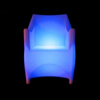 Illuminated high back plastic bar led sofa furniture/ Light up led sofa chair/illuminated Led Bar Chair