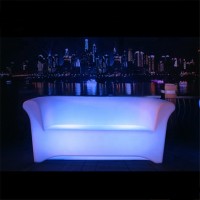 RGB plastic club stool light/ Light up led sofa/illuminated Led Bar Chair