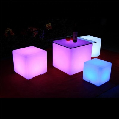 original plastic hollow plastic cube garden table/60cm diameter garden table